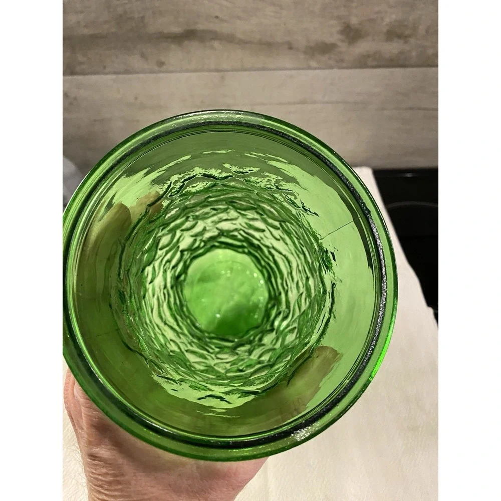 Vintage Emerald Green Hoosier Vase 9.5 